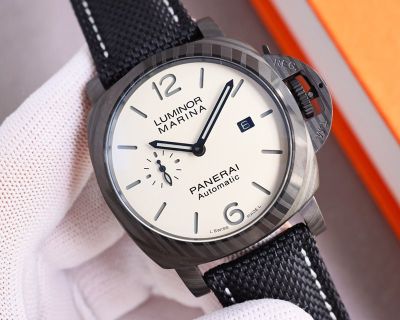 Panerai 316L Steel Automatic Movement 48*13MM White Face Watch